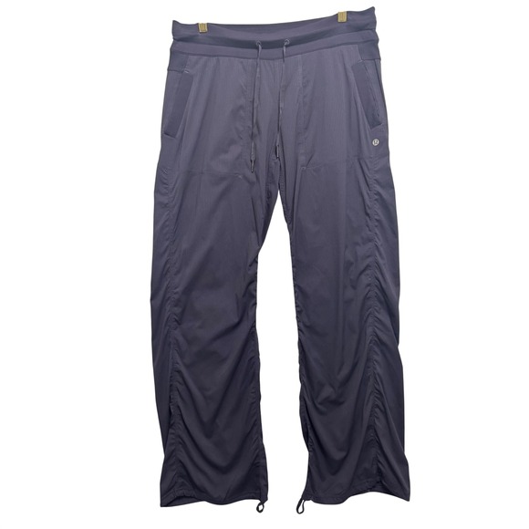 Lululemon Athletica Dance Studio Pants Unlined Navy Blue Size 10 - Picture 5 of 12